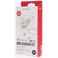 Hama set: rýchla USB nabíjačka USB-C PD 20 W + kábel USB-C Lightning 1 m