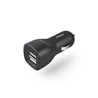 Hama USB nabíjačka do vozidla, 2x USB-A, 12 W
