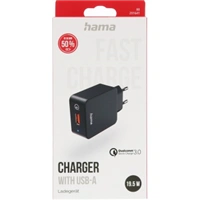 Hama rýchla USB nabíjačka QC 3.0, 19,5 W