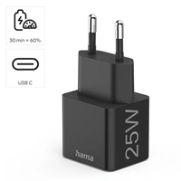 Hama rýchla USB nabíjačka, USB-C PD/QC 25 W