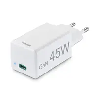 Hama sieová USB nabíjaka GaN, USB-C, PD/QC 45 W