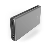 Hama ALU15HD, powerbanka, 15000 mAh, 3 výstupy: 1x USB-C, 2x USB-A, hliníkové prevedenie, strieborná