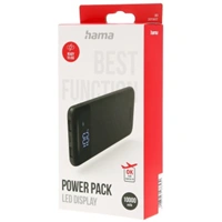 Hama LED10 powerbanka, 10000 mAh, 2,1 A, 2 výstupy: 2x USB-A