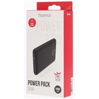 Hama SLIM 5HD, powerbanka, 5000 mAh, 1 A, výstup: USB-A, čierna