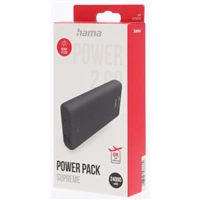 Hama Supreme 24HD, powerbanka, 24000 mAh, 3 A, 3 výstupy: 1x USB-C, 2x USB-A