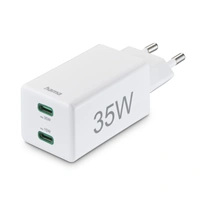 Hama rýchla USB nabíjačka, 2x USB-C PD/QC, 35 W