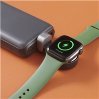 Hama MFi bezdrôtová magnetická nabíjačka pre Apple Watch, USB-C, kompaktná, čierna/biela