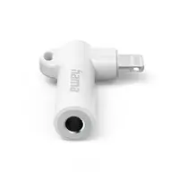 Hama MFi audio adaptér Lightning na jack 3,5 mm pre Apple, aktívny, kompaktný