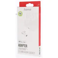 Hama MFi audio adaptér Lightning na jack 3,5 mm pre Apple, aktívny, kompaktný