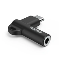 Hama audio adaptér USB-C na jack 3,5 mm, aktívny, kompaktný