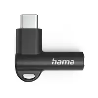 Hama audio adaptér USB-C na jack 3,5 mm, aktívny, kompaktný