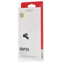 Hama audio adaptér USB-C na jack 3,5 mm, aktívny, kompaktný