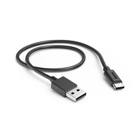 Hama kábel USB-C 2.0 typ A-C 0,5 m, čierny