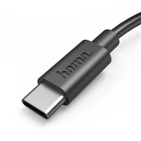 Hama kábel USB-C 2.0 typ A-C 0,5 m, čierny