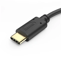 Hama kábel USB-C 2.0 typ C-C 0,5 m, čierny