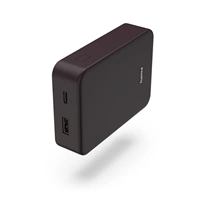 Hama Colour 10, powerbanka 10000 mAh, 3 A, výstup: USB-C, USB-A, slivková