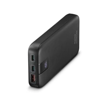 Hama PD 10 powerbanka, 10000 mAh, 3 výstupy: 2x USB-C, 1x USB-A, LED displej, PD, Qualcomm