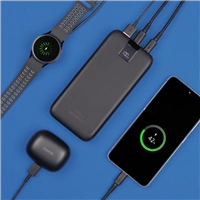 Hama PD 20 powerbanka, 20000 mAh, 3 výstupy: 2x USB-C, 1x USB-A, LED displej, PD, Qualcomm