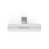 Hama audio adaptér USB-C na jack 3,5 mm, aktívny, USB-C napájanie