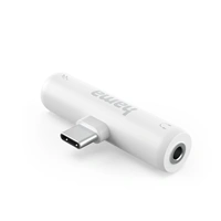 Hama audio adaptér USB-C na jack 3,5 mm, aktívny, USB-C napájanie