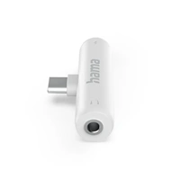 Hama audio adaptér USB-C na jack 3,5 mm, aktívny, USB-C napájanie