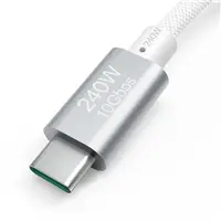 Hama USB-C 3.2 Gen2 kábel, 1,5 m, 10 Gb/s, 240 W, biely