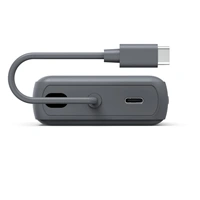 Hama Travel, powerbanka 10000 mAh, 3 A, výstup: 2x USB-C, s integrovaným káblom