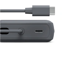 Hama Travel, powerbanka 10000 mAh, 3 A, výstup: 2x USB-C, s integrovaným káblom