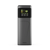 Hama High Power 65 W, powerbanka, 20000 mAh, 2x USB-C, 1x USB-A, PD, QC, displej