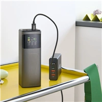Hama High Power 65 W, powerbanka, 20000 mAh, 2x USB-C, 1x USB-A, PD, QC, displej