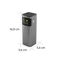 Hama High Power 65 W, powerbanka, 20000 mAh, 2x USB-C, 1x USB-A, PD, QC, displej