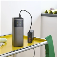Hama High Power 150 W, powerbanka, 24000 mAh, 2x USB-C, 1x USB-A, PD, QC, displej