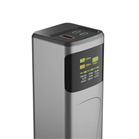 Hama High Power 150 W, powerbanka, 24000 mAh, 2x USB-C, 1x USB-A, PD, QC, displej