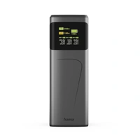 Hama High Power 200 W, powerbanka, 24000 mAh, 2x USB-C, 1x USB-A, PD, QC, displej