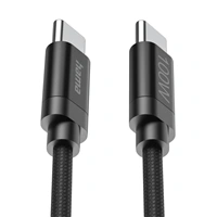 Hama USB-C 2.0 kábel Fabric, 3 m, 100 W, opletený