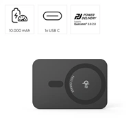 Hama bezdrôtová powerbanka Qi2, 10000 mAh, indukčné nabíjanie, USB-C Power Delivery