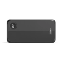 Hama powerbanka 20000 mAh, 3 A, 15 W, výstup: 2x USB-C, 1x USB-A, LED displej