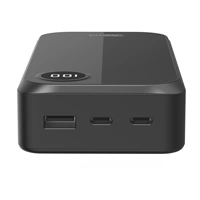 Hama powerbanka 20000 mAh, 3 A, 15 W, výstup: 2x USB-C, 1x USB-A, LED displej
