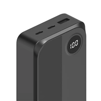 Hama powerbanka 20000 mAh, 3 A, 15 W, výstup: 2x USB-C, 1x USB-A, LED displej