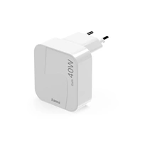 Hama rýchla USB nabíjačka GaN, 2x USB-C PD/QC 40 W, skladacia