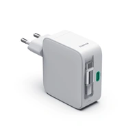 Charger Roll-up 2*C, 65W, White