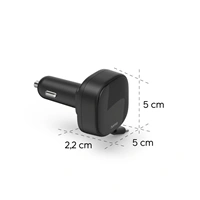 Hama rýchla USB nabíjačka do vozidla, 2x USB-C, PD 30 W, navíjací kábel