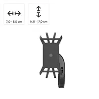 Hama držiak mobilu na riadidlá bicykla, e-bicykla, kolobežky, e-kolobežky, skútra...., 360° otáčanie