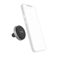 Hama Magnet, držiak mobilu do auta, pripevnenie na vetraciu mriežku, 360° otočenie, hliníkový