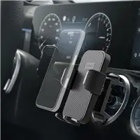 Hama držiak mobilu do auta, na okrúhlu vetraciu mriežku, otočný o 360°, univerzálny