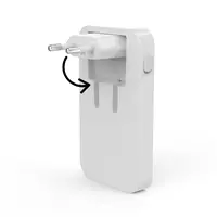 Hama rýchla USB nabíjačka GaN 2x USB-C + USB-A, PD/QC 65 W, plochá, skladacia