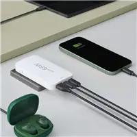 Hama rýchla USB nabíjačka GaN 2x USB-C + USB-A, PD/QC 65 W, plochá, skladacia
