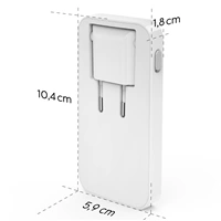 Hama rýchla USB nabíjačka GaN 2x USB-C + USB-A, PD/QC 65 W, plochá, skladacia