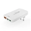 Hama rýchla USB nabíjačka GaN 2x USB-C + USB-A, PD/QC 65 W, plochá, skladacia