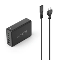Hama USB nabíjacia stanica GaN, 3x USB-C PD, 2x USB-A (1x QC), 140 W